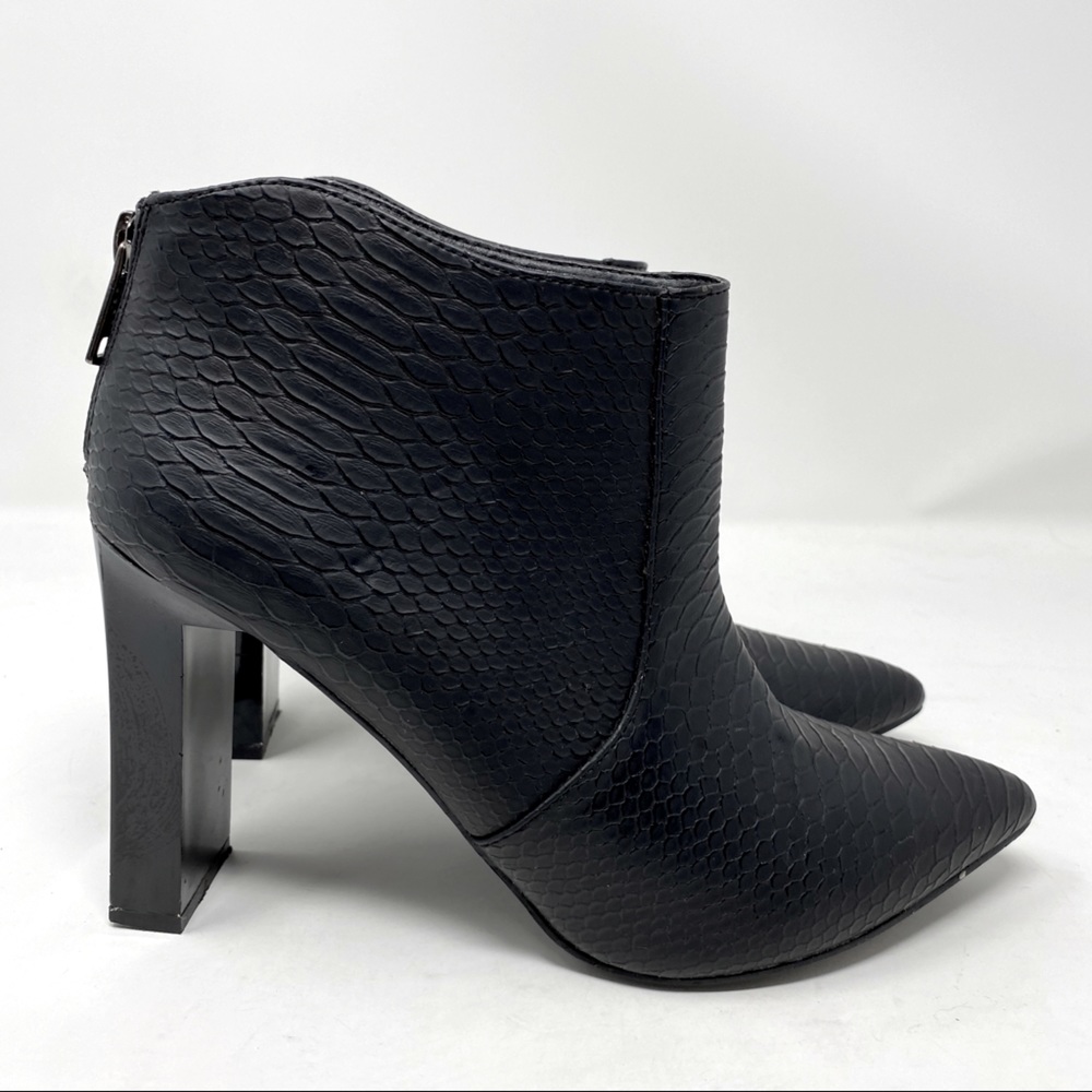 Misguided Point Toe Croc Booties - image 1